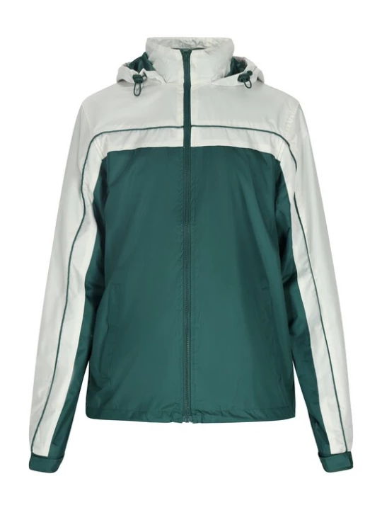 Foto van product hoona Tussenjas groen / wolwit