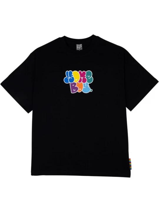 Foto van product HOMEBOY Shirt 'Bubbles' royal blue / koningsblauw / geel / donkerlila / zwart