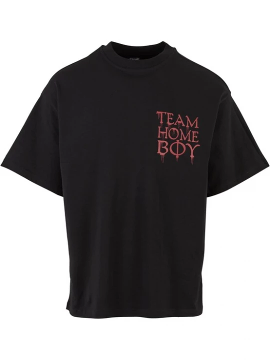 Foto van product HOMEBOY Shirt 'Team' pastelrood / zwart