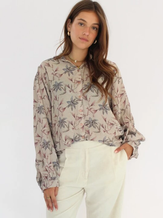 Foto van product Honnête Atelier Blouse 'Ruby' gemengde kleuren
