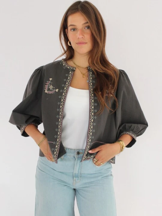 Foto van product Honnête Atelier Tussenjas 'Milly' antraciet