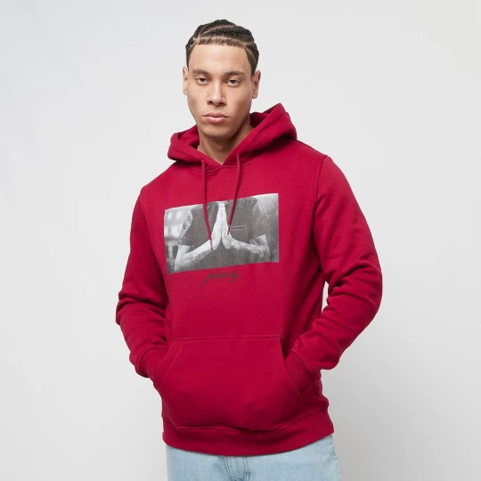 Foto van product Hooded-Sweatshirt Pray Mister Tee rood