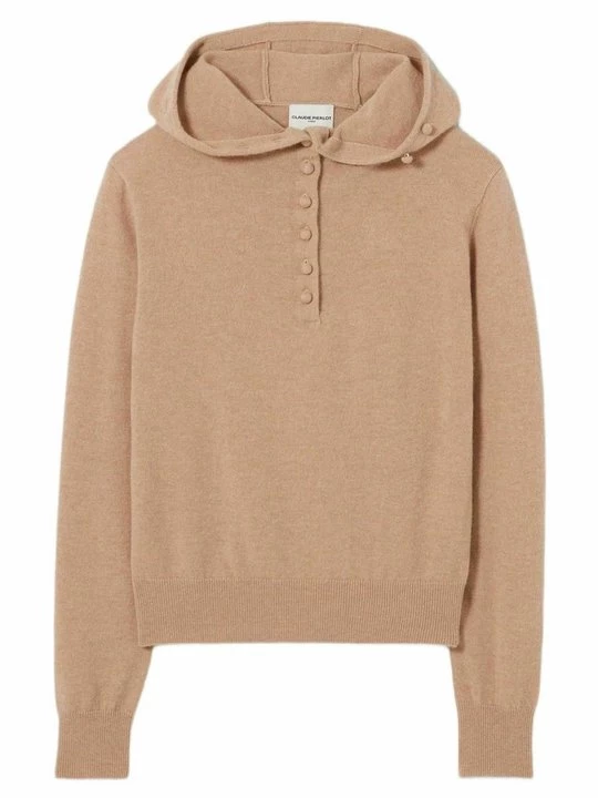 Foto van product Hoodie CLAUDIE PIERLOT camel