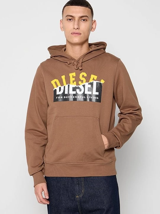Foto van product Hoodie Diesel bruin