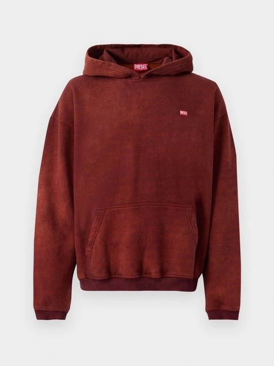 Foto van product Hoodie Diesel rood gemêleerd