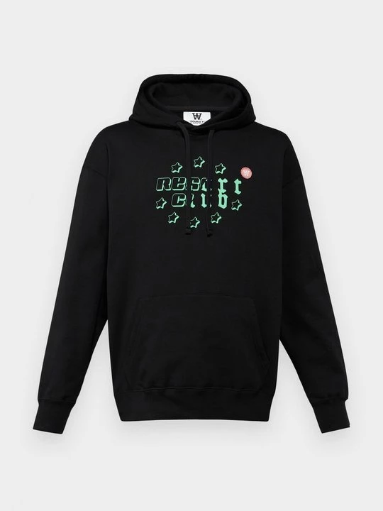 Foto van product Hoodie Double A By Wood Wood zwart