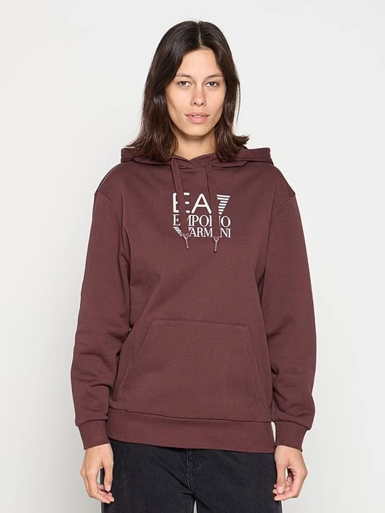Foto van product Hoodie EA7 Emporio Armani bordeauxrood