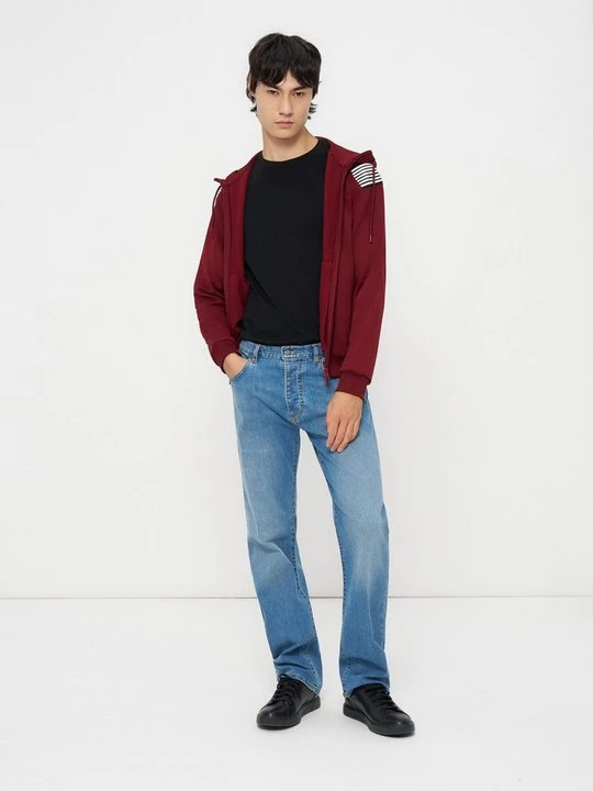 Foto van product Hoodie EA7 Emporio Armani donkerrood