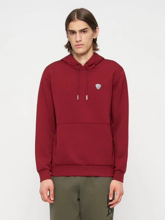 Foto van product Hoodie EA7 Emporio Armani donkerrood