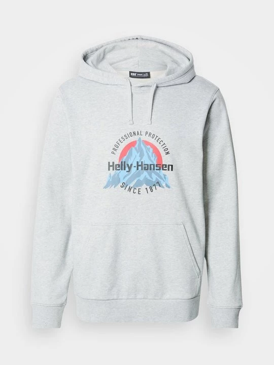 Foto van product Hoodie Helly Hansen grijs gemêleerd