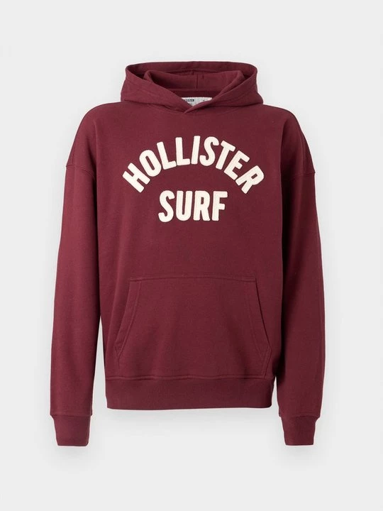 Foto van product Hoodie Hollister Co. donkerrood