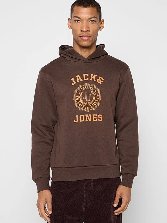 Foto van product Hoodie Jack&Jones donkerbruin