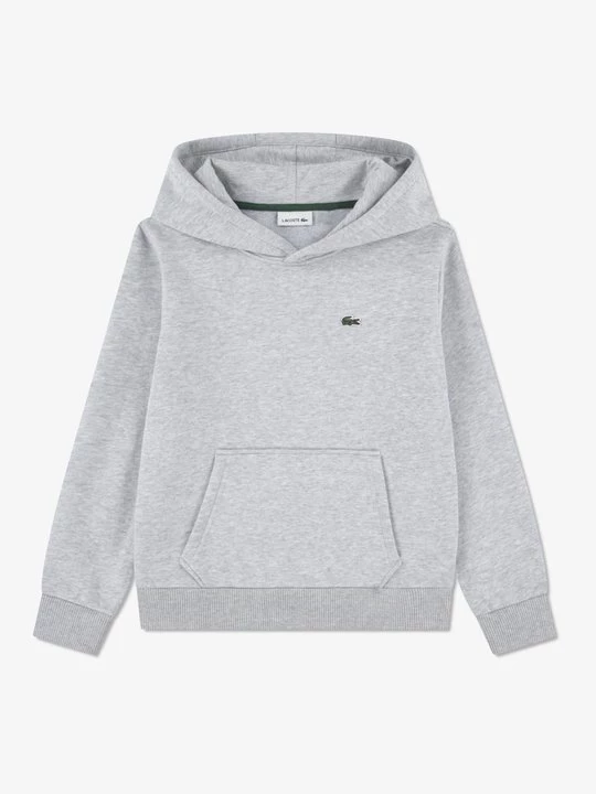 Foto van product Hoodie Lacoste lichtgrijs gemêleerd