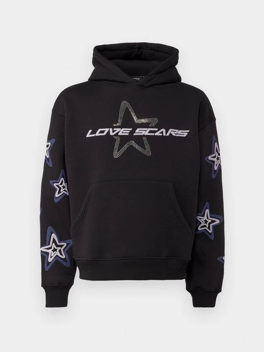 Foto van product Hoodie LOVE SCARS zwart