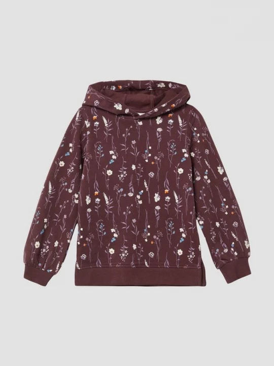 Foto van product Hoodie met all-over bloemenprint s.Oliver niebieski