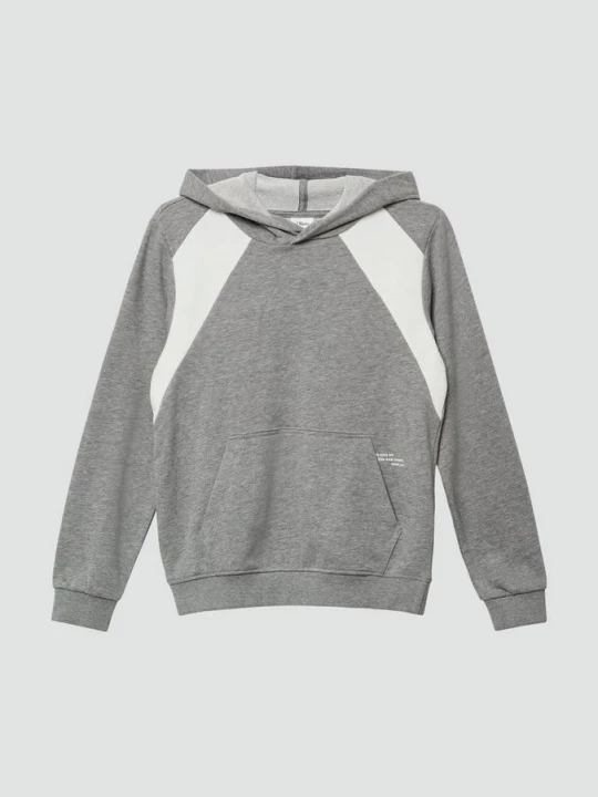 Foto van product Hoodie met contrasterende details en grote rugprint s.Oliver grijs