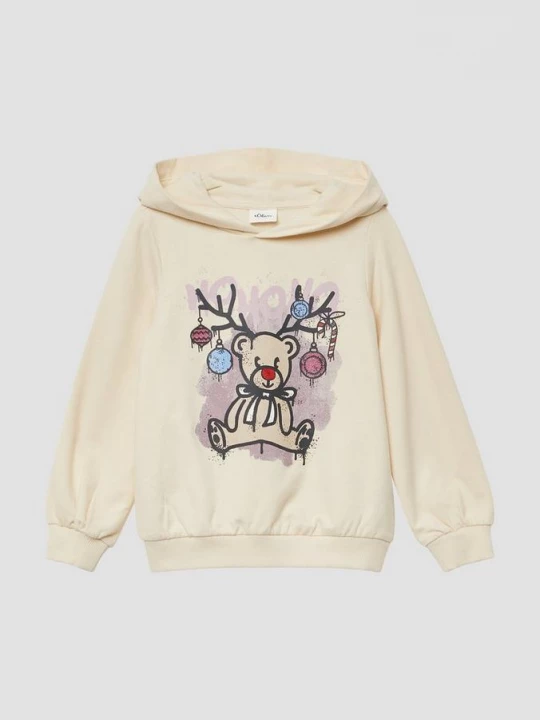 Foto van product Hoodie met kerstprint s.Oliver beżowy