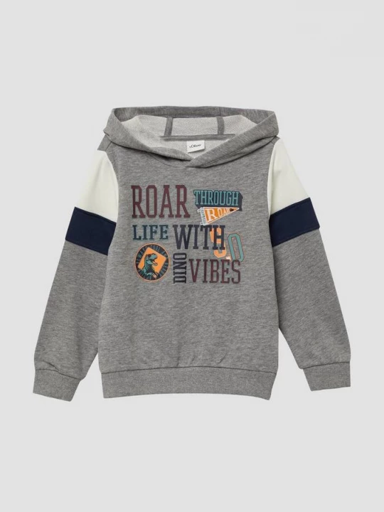 Foto van product Hoodie met print en contrasterende details s.Oliver