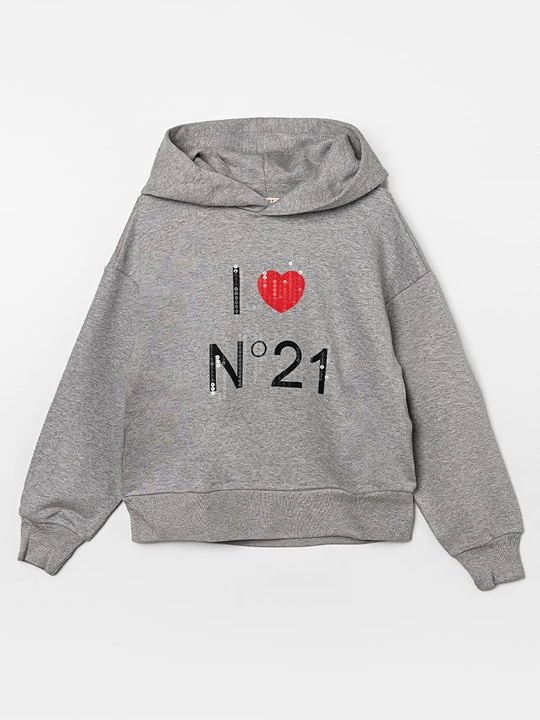 Foto van product Hoodie N°21 grijs