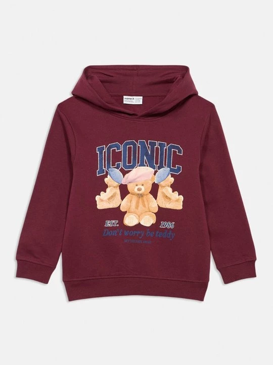 Foto van product Hoodie NAME IT bordeauxrood