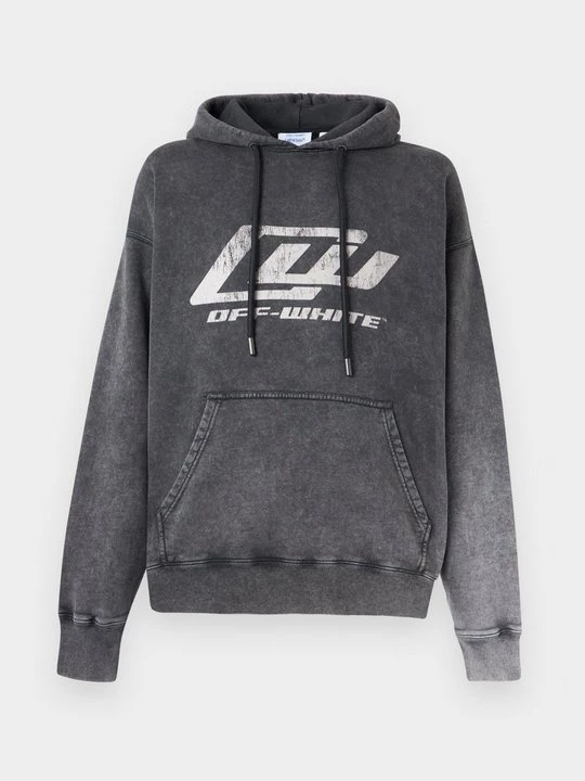 Foto van product Hoodie Off White zwart