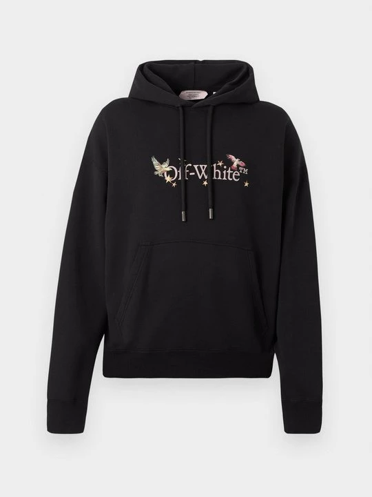 Foto van product Hoodie Off White zwart