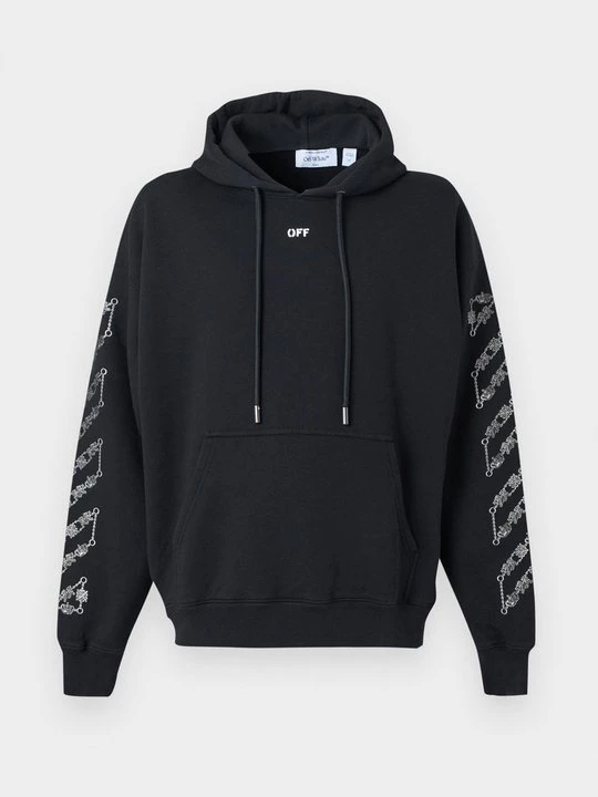Foto van product Hoodie Off White zwart