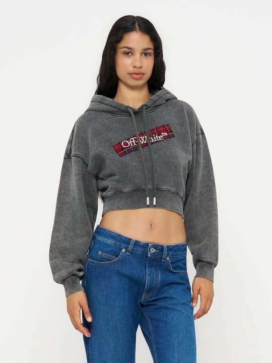 Foto van product Hoodie Off White zwart