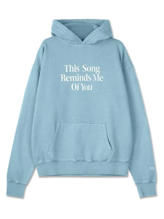 Foto van product Hoodie Pegador lichtblauw