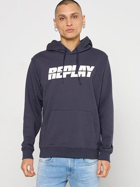 Foto van product Hoodie Replay donkerblauw