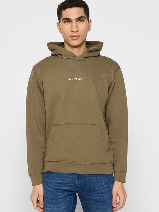 Foto van product Hoodie Replay olijfgroen