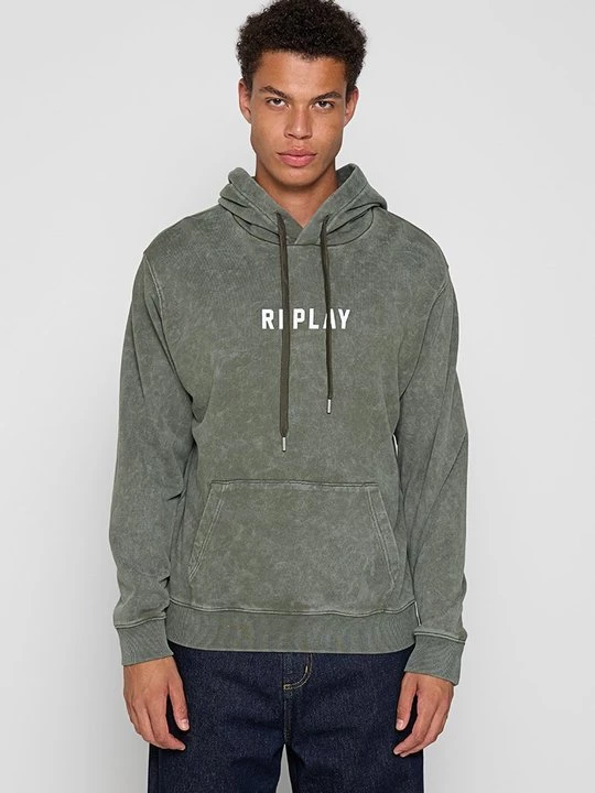 Foto van product Hoodie Replay olijfgroen