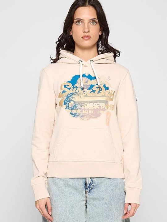 Foto van product Hoodie Superdry beżowy