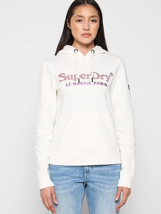 Foto van product Hoodie Superdry crème