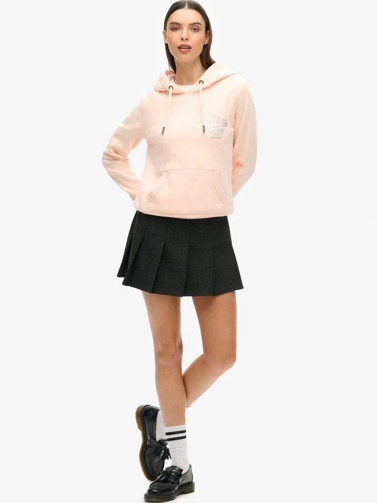 Foto van product Hoodie Superdry donkerroze