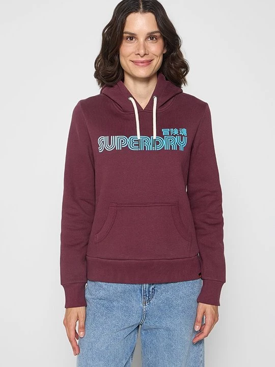 Foto van product Hoodie Superdry paars