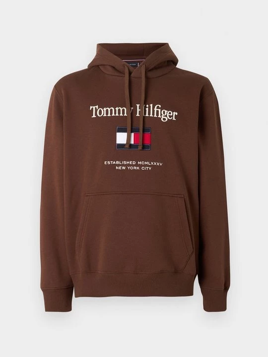 Foto van product Hoodie Tommy Hilfiger bruin