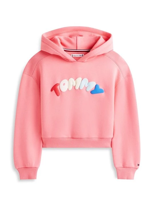 Foto van product Hoodie Tommy Hilfiger donkerroze