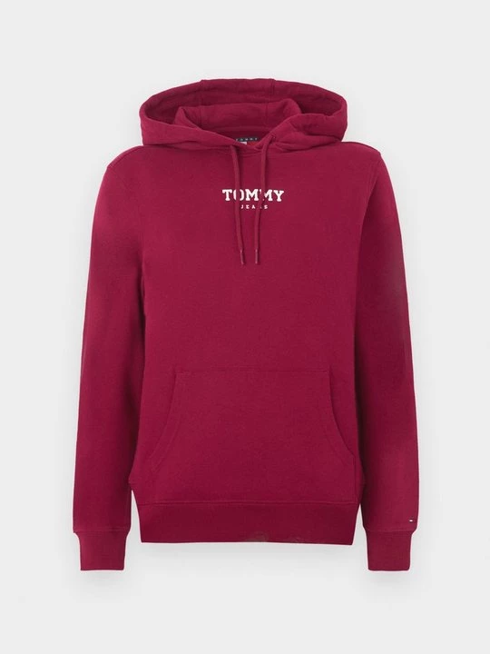 Foto van product Hoodie Tommy Jeans donkerrood