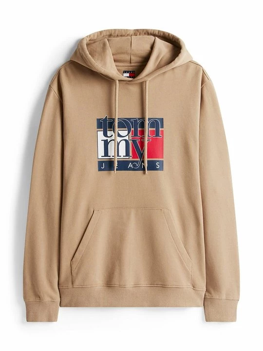 Foto van product Hoodie Tommy Jeans lichtbruin
