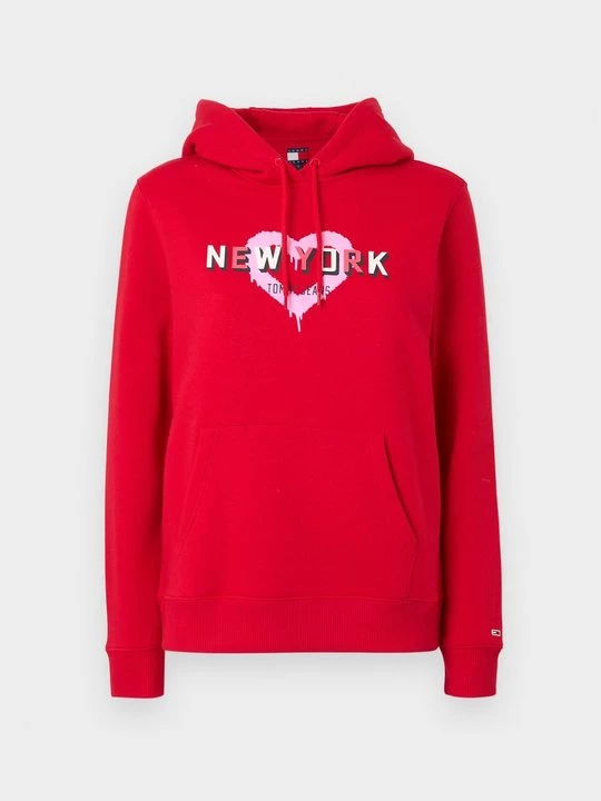 Foto van product Hoodie Tommy Jeans rood