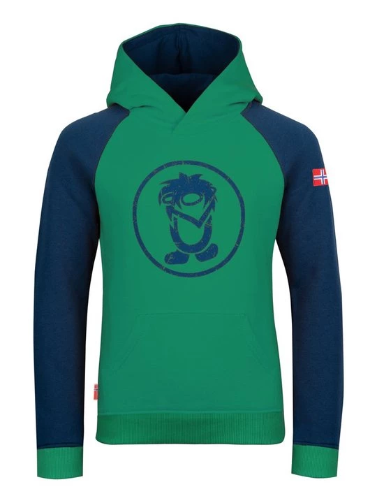 Foto van product Hoodie Trollkids groen