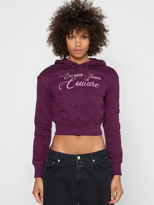 Foto van product Hoodie Versace Jeans Couture bordeauxrood