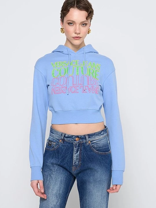 Foto van product Hoodie Versace Jeans Couture lichtblauw