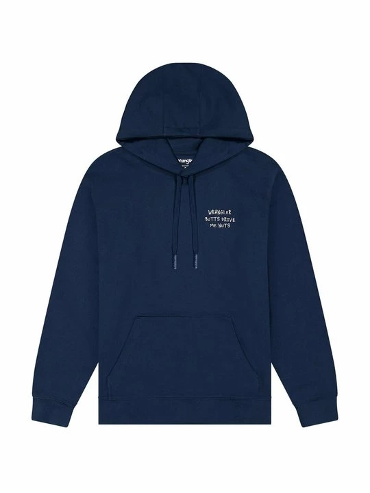 Foto van product Hoodie Wrangler donkerblauw
