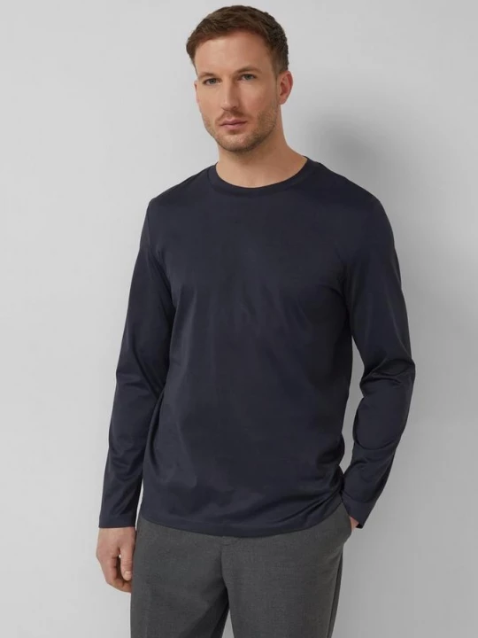 Foto van product Hoogwaardig shirt met lange mouwen van fijne jersey s.Oliver blauw