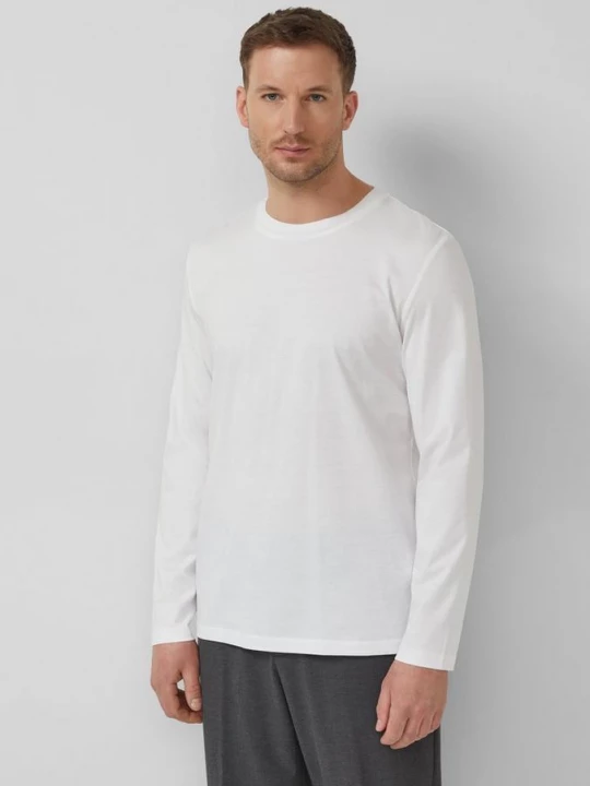 Foto van product Hoogwaardig shirt met lange mouwen van fijne jersey s.Oliver wit
