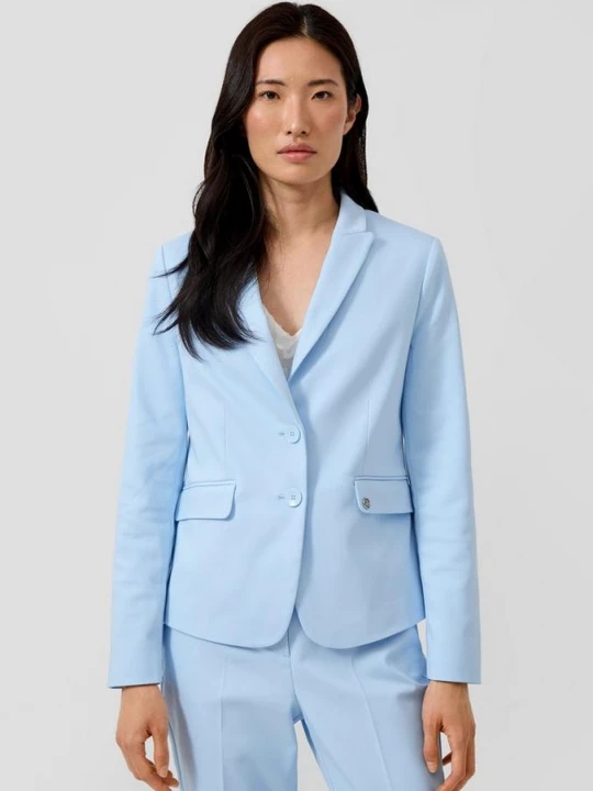 Foto van product Hoogwaardige crop blazer in een slanke pasvorm s.Oliver blauw