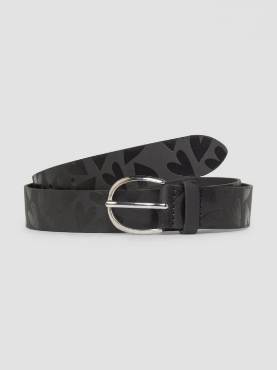 Foto van product Hoogwaardige leren riem met gesp s.Oliver zwart
