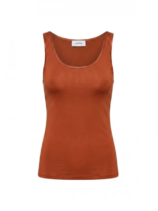 Foto van product HOPE Top 'HOPE CANOTTA canotta' oranje